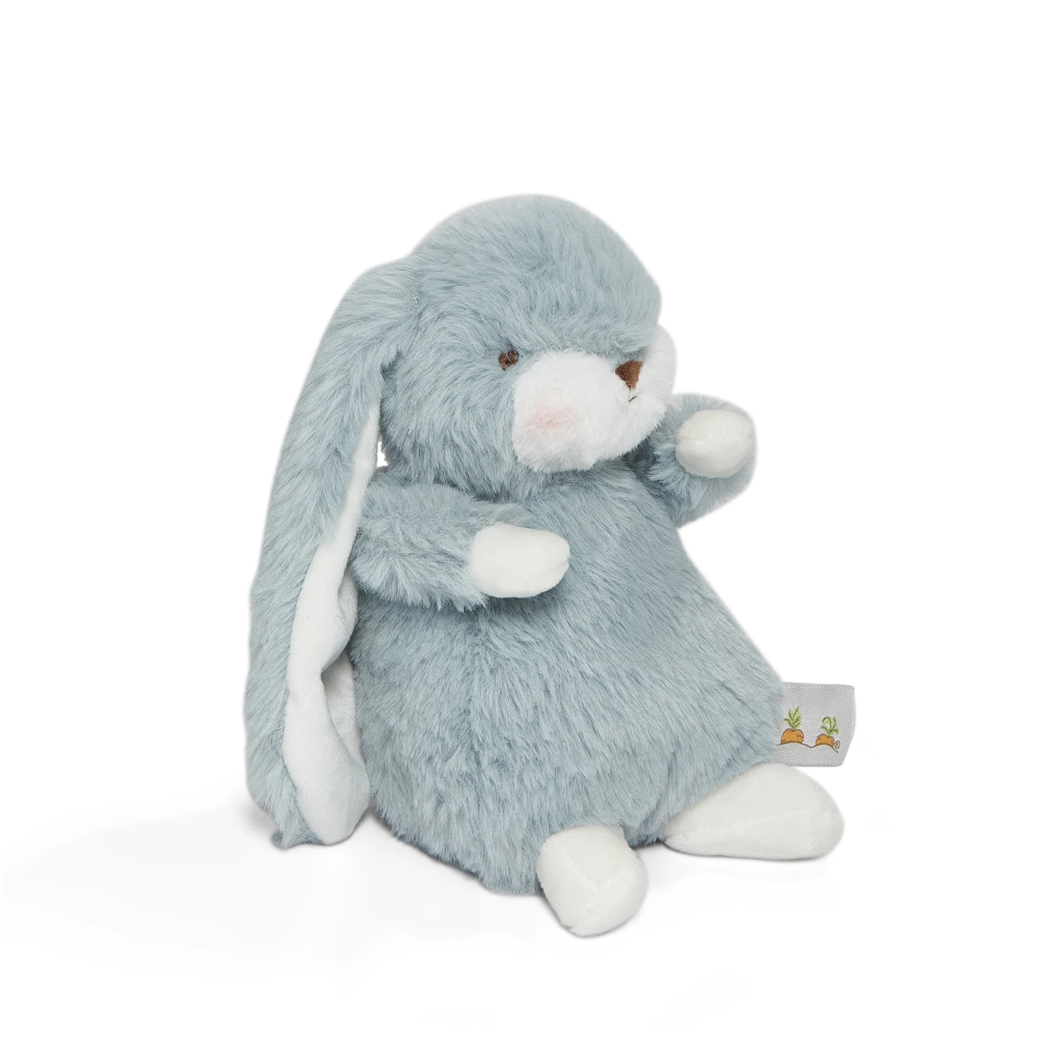 Tiny 8" Nibble Bunny - Stormy Blue - Image 4