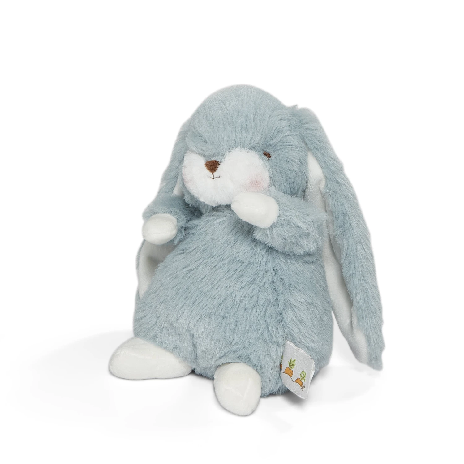 Tiny 8" Nibble Bunny - Stormy Blue - Image 5