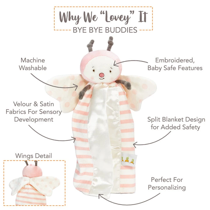 Butterfly Bye Bye Buddy Blanket - Image 3