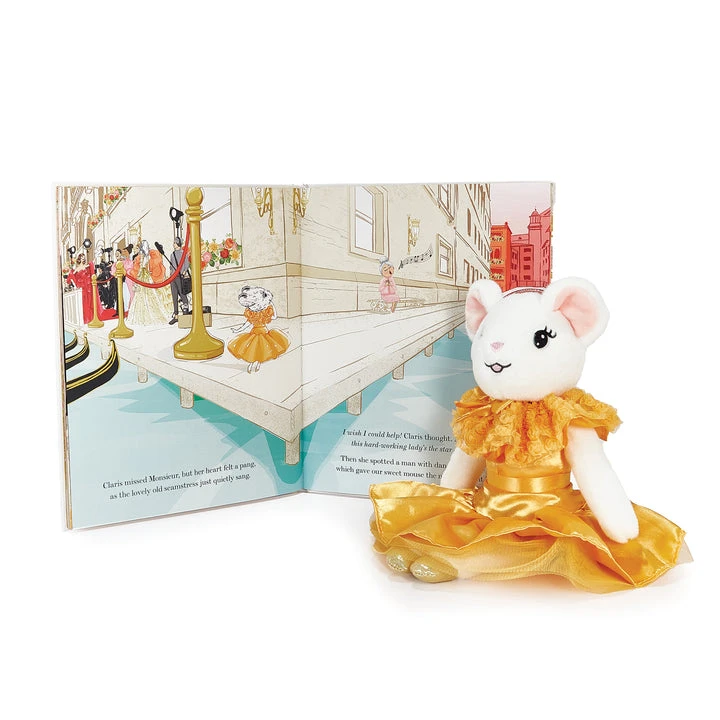 Claris The Mouse: Pasta Disaster & Tangerine Plush Book Bundle - Image 2