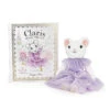 Claris The Mouse: The Secret Crown & Oh La La Lilac Plush Book Bundle