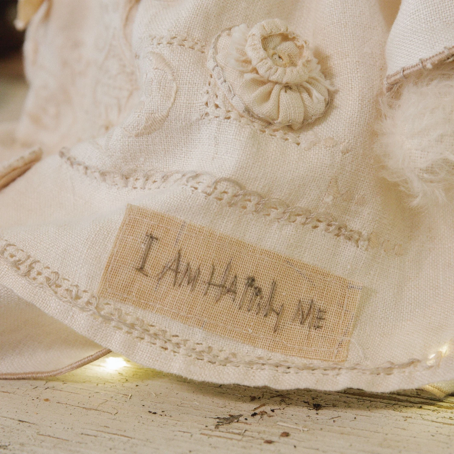 Hutch Studio - Ella Elegant - Hand-Crafted Cream Mohair Bunny - Image 2