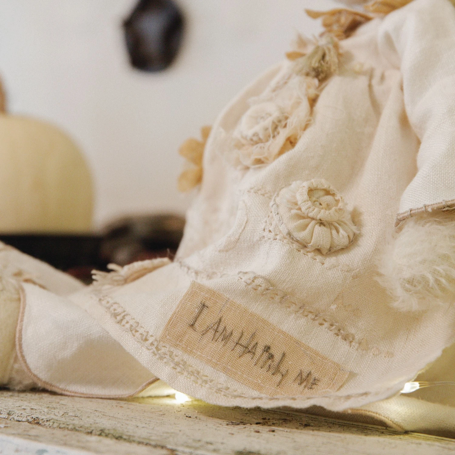 Hutch Studio - Ella Elegant - Hand-Crafted Cream Mohair Bunny - Image 7